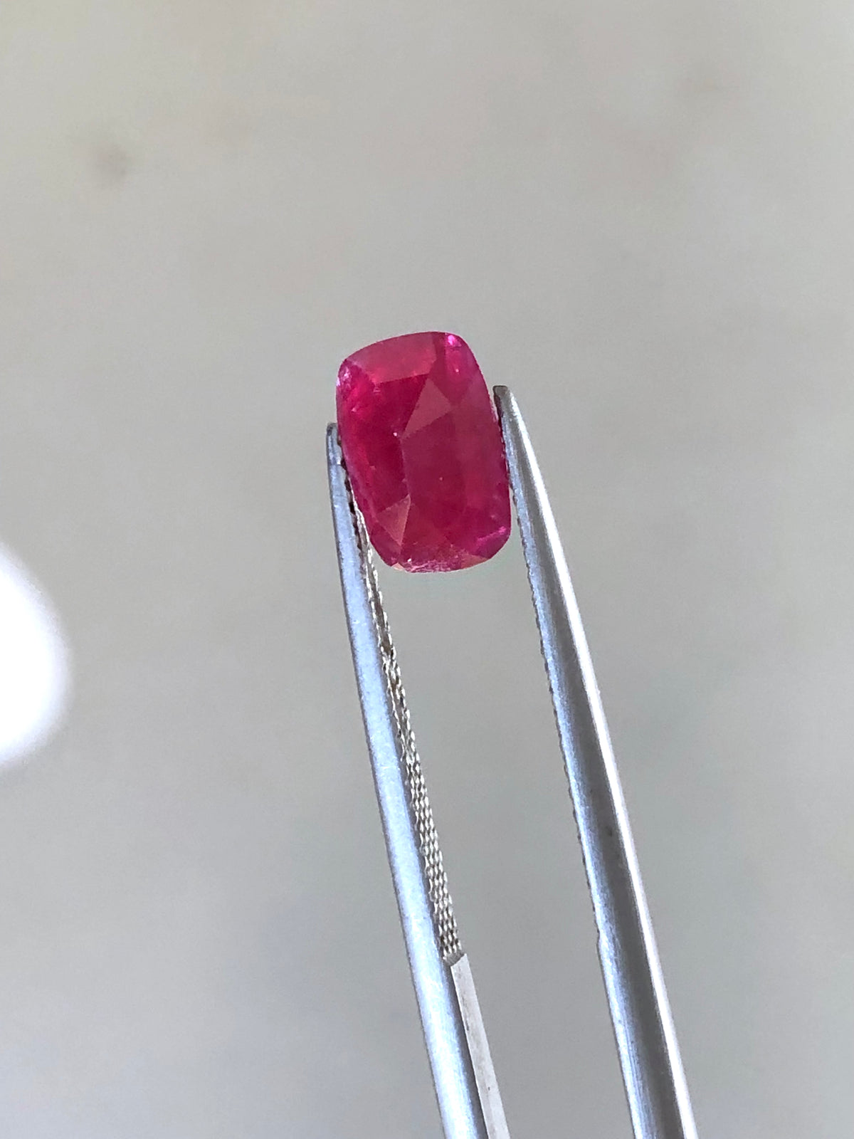 Buy Emerald Cut Red Ruby from Kashmir 3