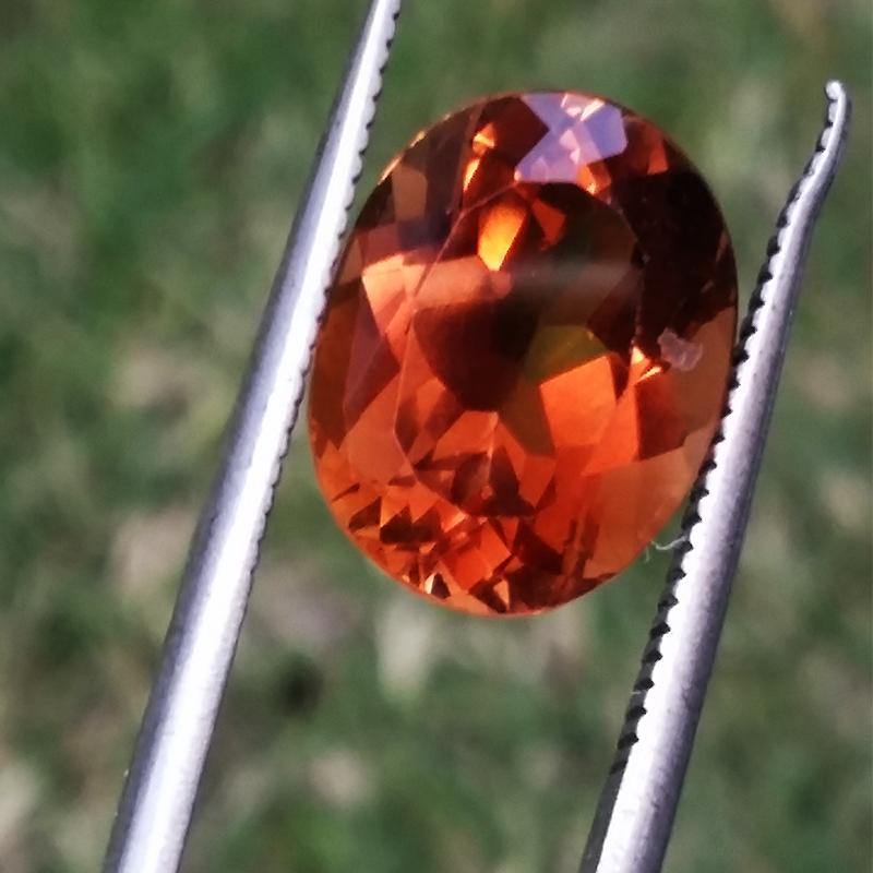 topaz oval shape big size gem