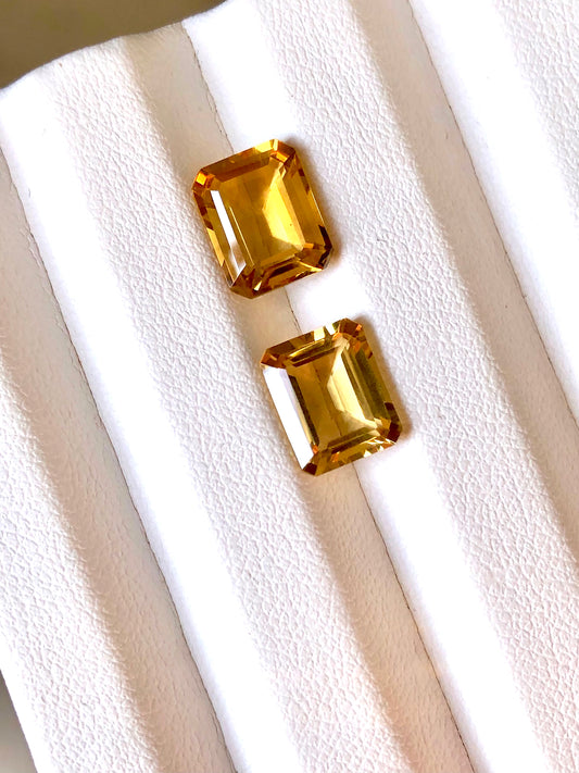 Natural Citrine Pairs