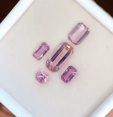 Rare Pink Topaz Stone