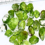 Rough Peridot Stones for Faceting