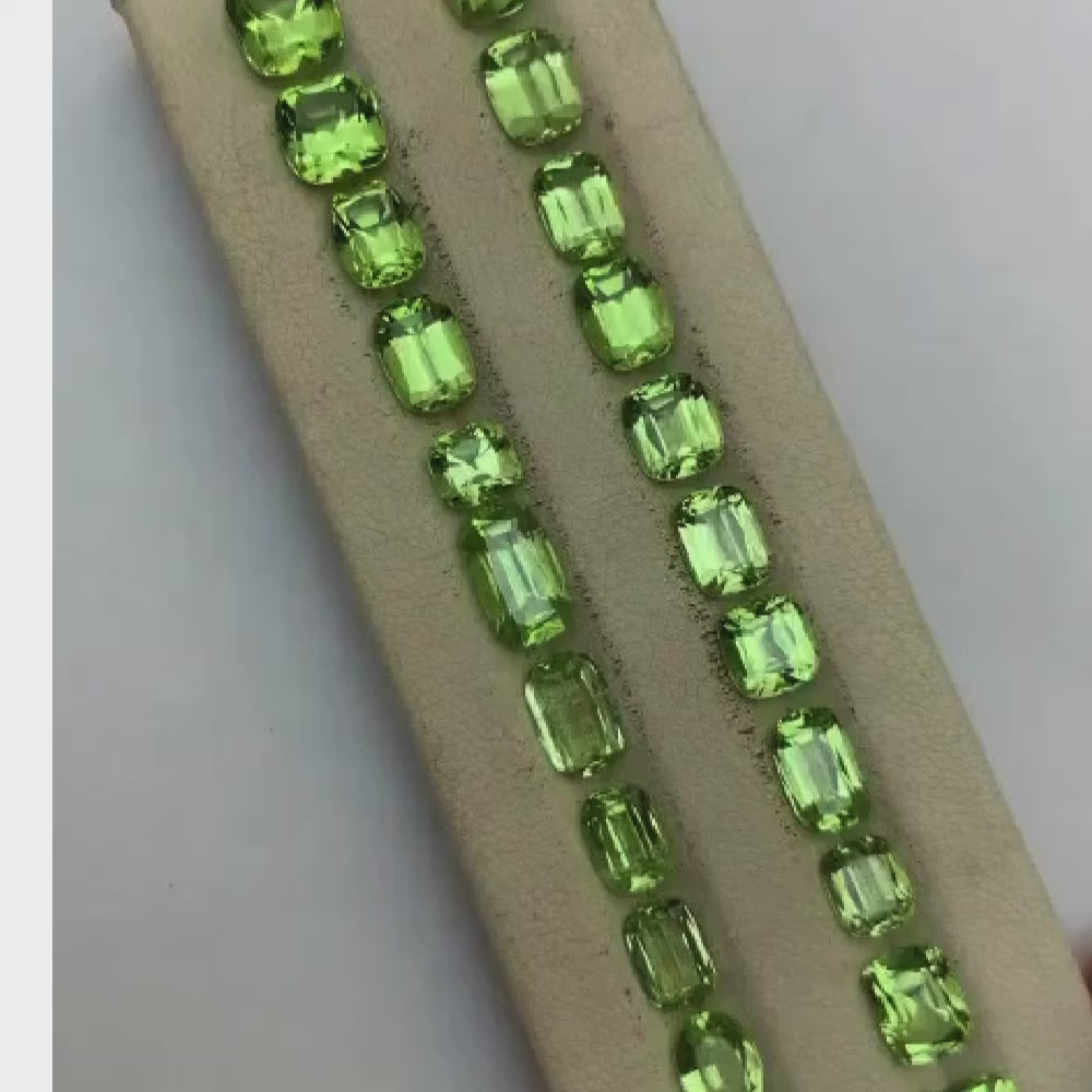 Buy natural peridot stone - Faceted Stones