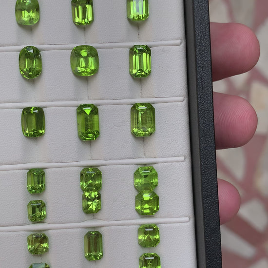 Buy Faceted olivine peridot for sale 