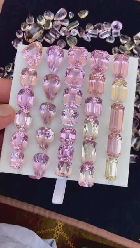 Buy Afghan lavender kunzite Loose Stones for designing