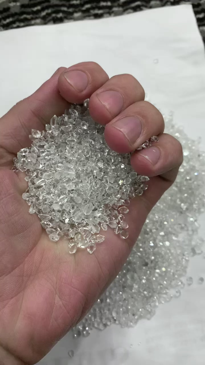 Top Grade Herkimer Diamond Quartz Crystals Sugar Size