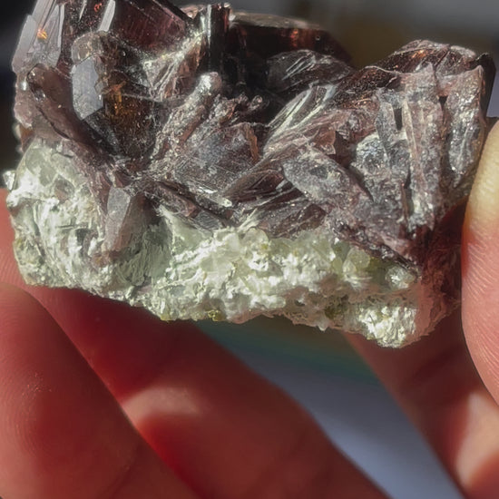 Natural Rare Axinite from Pakistan