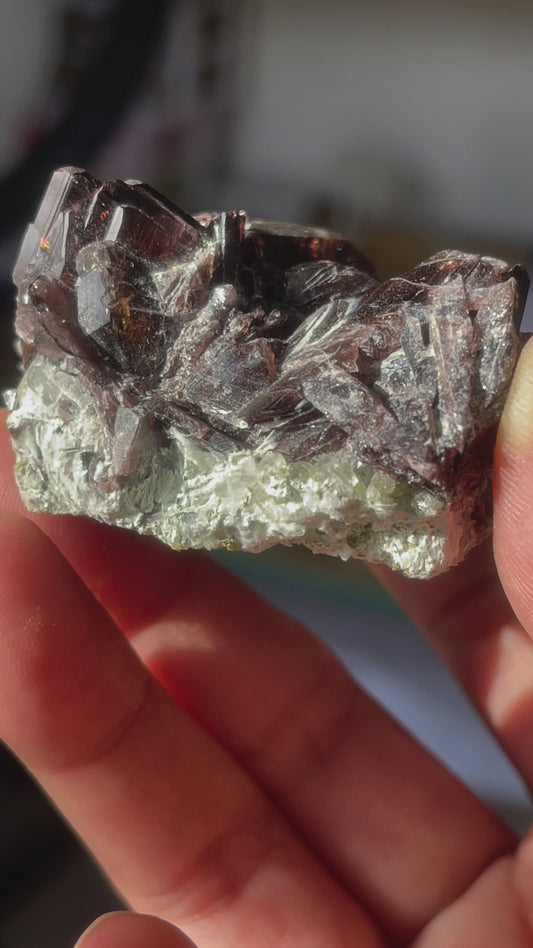 Natural Rare Axinite from Pakistan