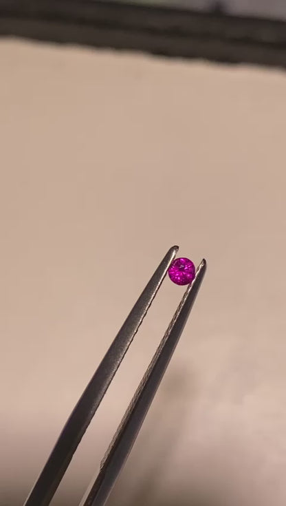 2mm Round Brilliant Diamond Cut Natural Rubies for Jewelry Designers