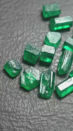 Natural Rough Emerald stones for cutting