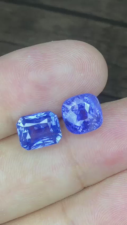 5.90 Cornflower Blue Sapphire Stone | Blue Loose Sapphire Stone