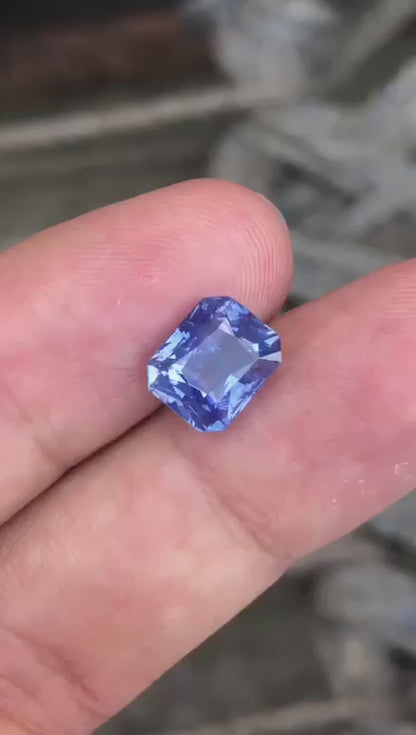 5.07 Cornflower Blue Sapphire Stone | Blue Loose Sapphire Stone