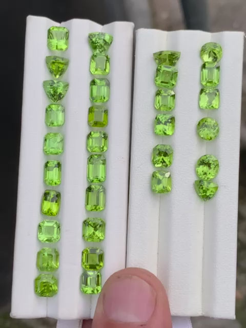 Natural Supat Pakistan Peridots for Designs