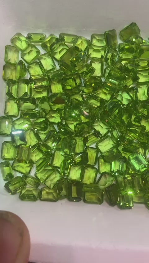august birthstone: Peridot Loose Stones for Jewelry Desining