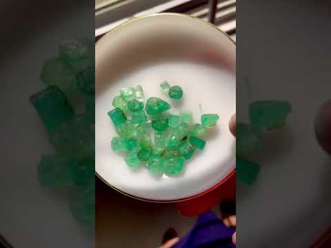 90 Carats Natural Emeralds from Panjsher Afghanistan