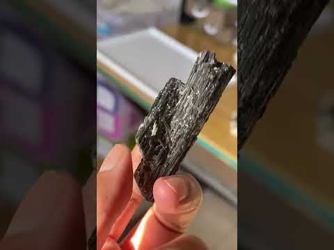 Black Tourmaline Twin Crystals from Skardu Pakistan