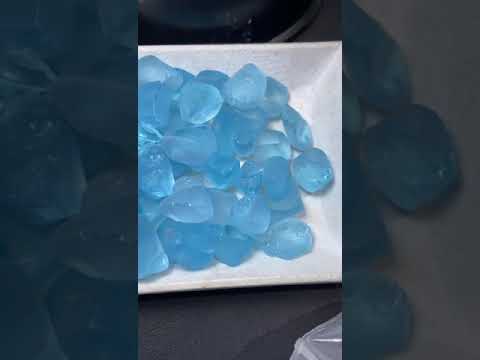 300 Grams Swiss Blue Topaz for Faceting