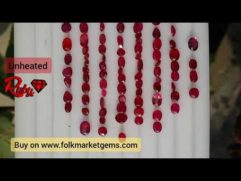 Natural unheated ruby gemstones sale online 