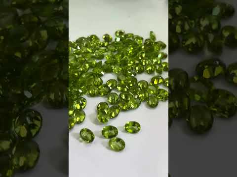 Calibrated Cut Peridots Gemstones | Loose Peridots 49 carats