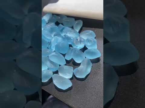 Facet Grade Raw Topaz Deals | Swiss Blue Topaz Rough Stones for Faceting