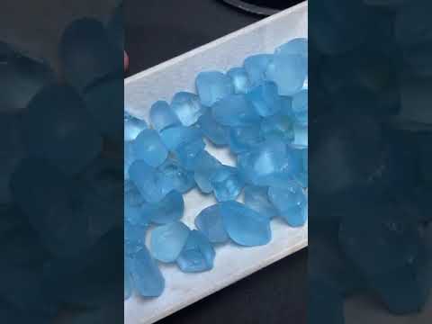 300 Grams Swiss Blue Topaz for Faceting