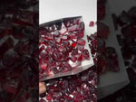 Faceting raw Almadine Garnets for Faceting