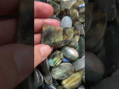 500 Grams Labradorite Cabochons