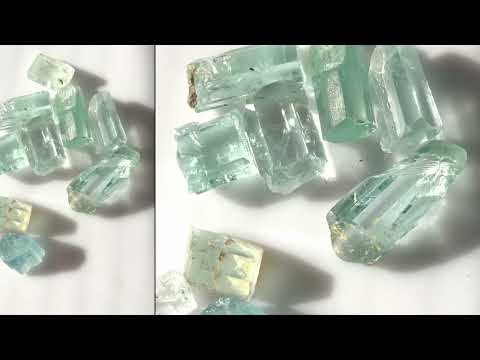 Facet Grade Aquamarine Hexagonal Crystals: 150 Carats, Large Size Rough