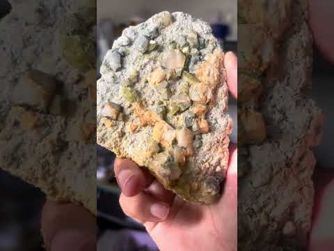 Rare Sphene with Feldespar on Mother Rock