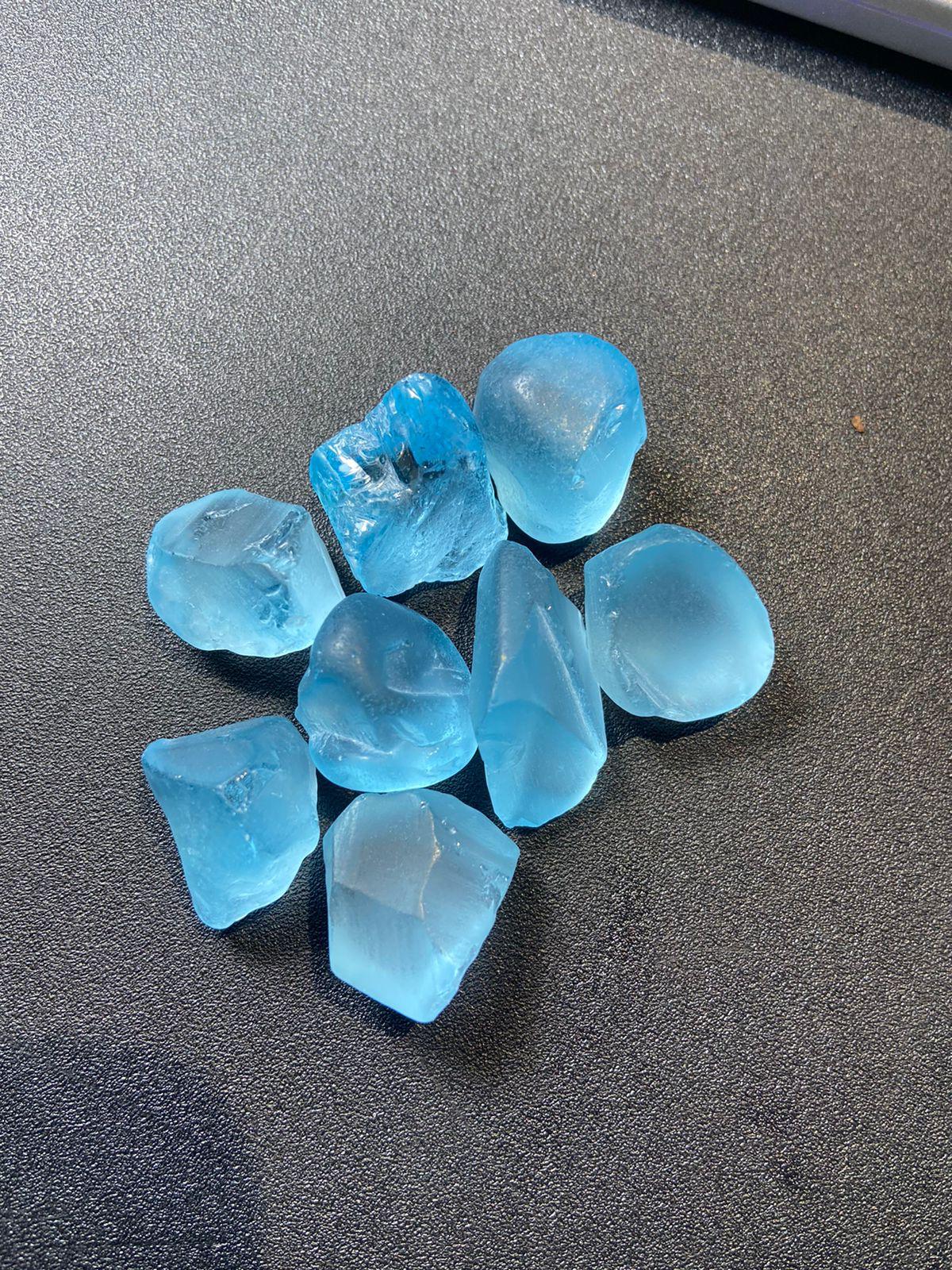 Swiss Blue Topaz Rough