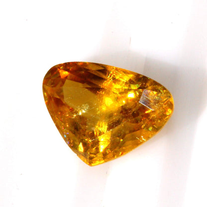 2.8 Carats Triangular Natural Rare Yellow Sphene Gemstone | Titanite