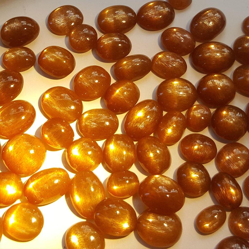 Natural Sun Star Gemstone Cabochons gemstones