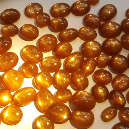 Natural Sun Star Gemstone Cabochons gemstones