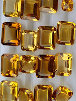 Cut Citrin Gemstones