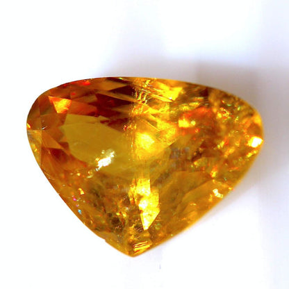 2.8 Carats Triangular Natural Rare Yellow Sphene Gemstone | Titanite