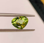 Buy Heart Shape Mint Green Tourmaline Cut Gemstone