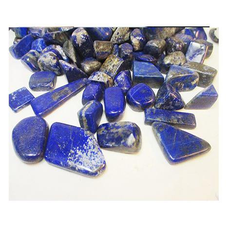 Natural lapis lazuli tumble gemstones for sale