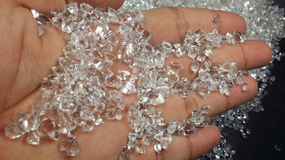 400gram Double Terminated Quartz Crystal (Herkimer Diamond like)