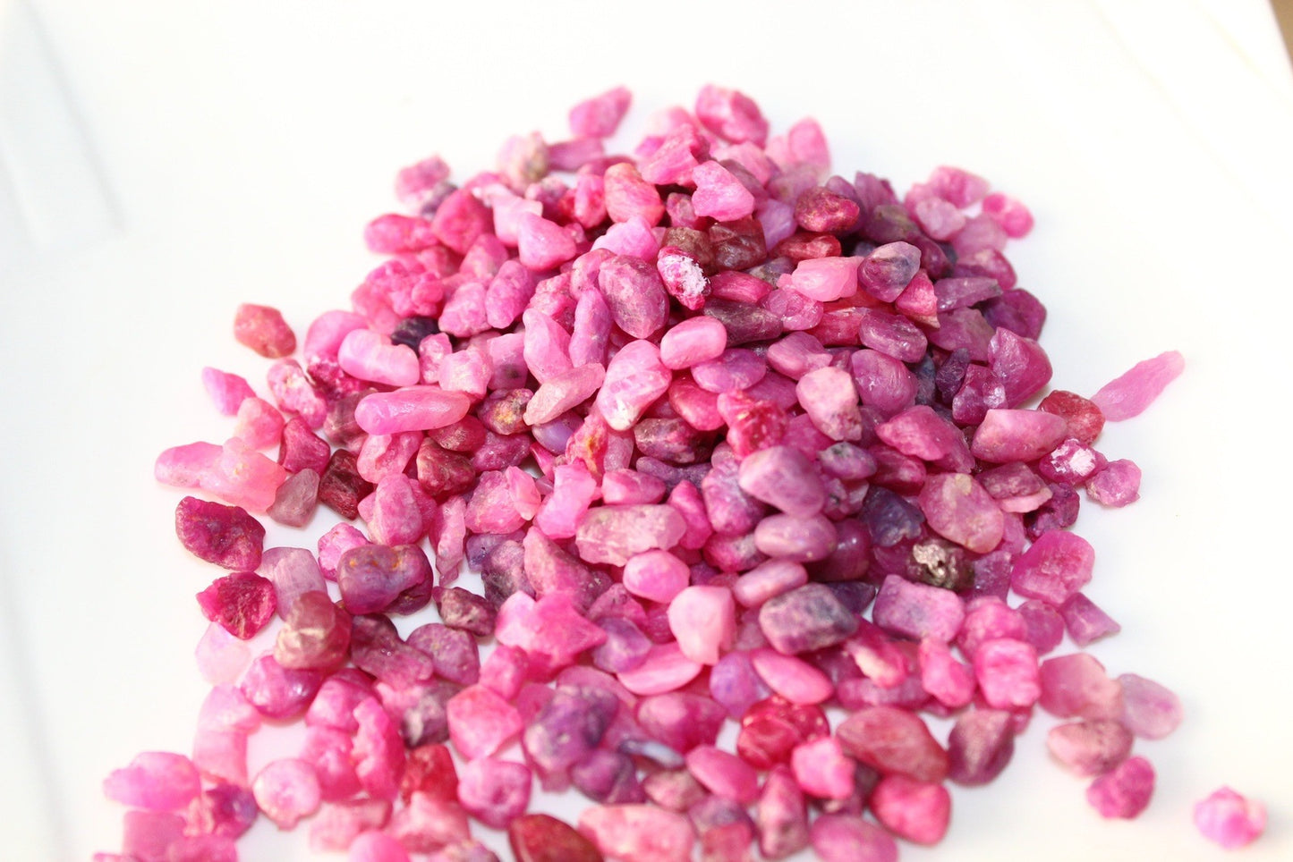 1KG Natural Raw Ruby Small size for beading, wirewrapping