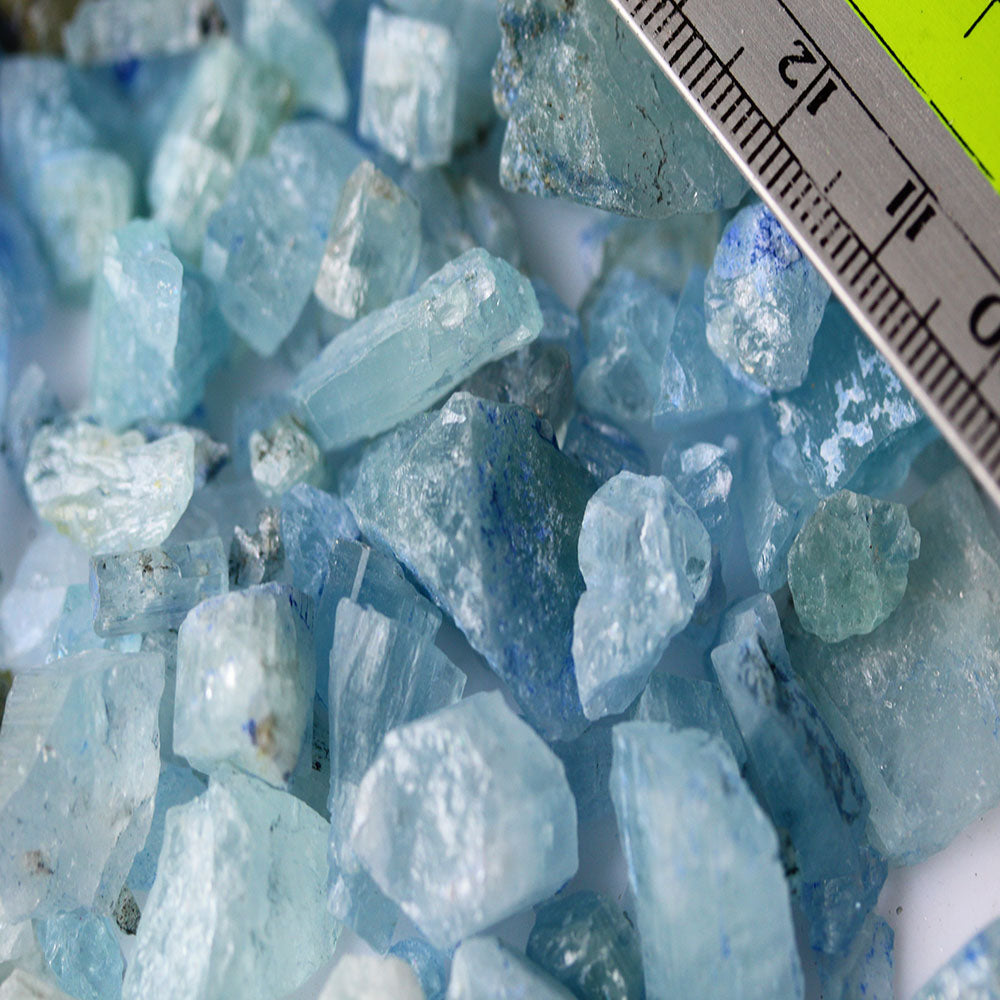 Natural Aquamarine Rough crystals for sale