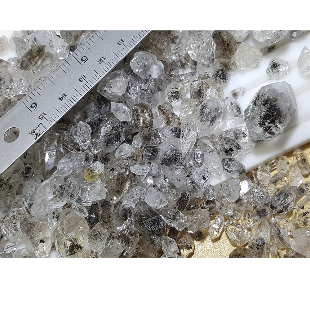 20 kg Carbon Included Herkimer Diamond Quartz