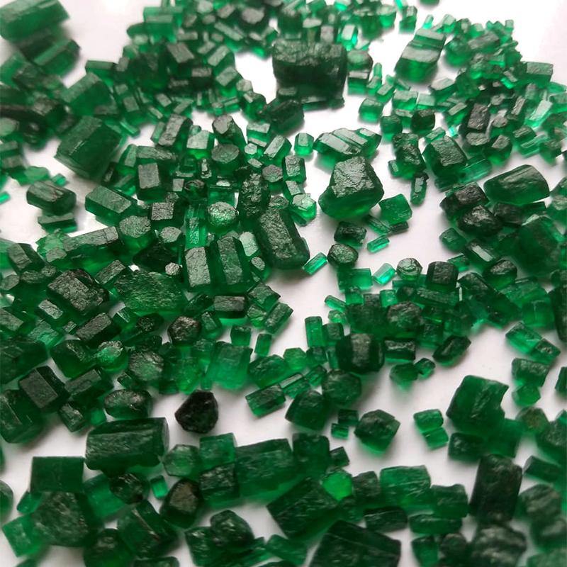 Natural Emeralds Uncut Stones for Faceting - Swat Emerald Gemstones