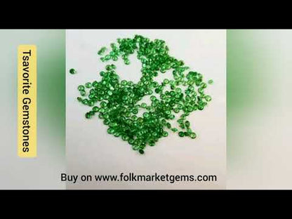 Tsavorite Garnet Gemstones | Rare Green Tsavorite