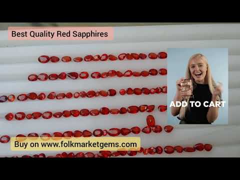 Red Sapphires for jewelry designers