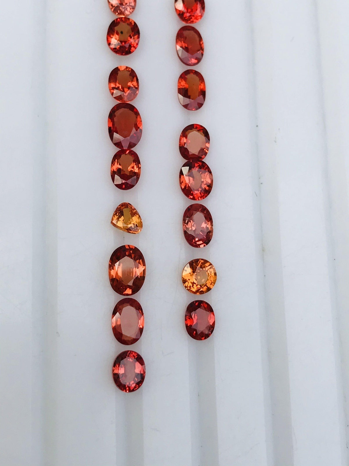Reddish Orangish Sapphire Loose Gemstones