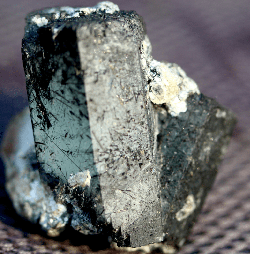 Raw Aquamarine Crystals on Mica - Pakistan Aquamarine Crystals