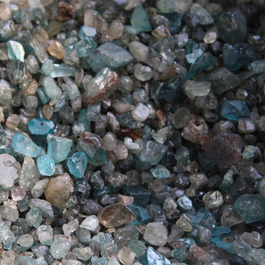 1 Pound Lot of Mixed Rough Raw Gemstones - Perfect for Rock