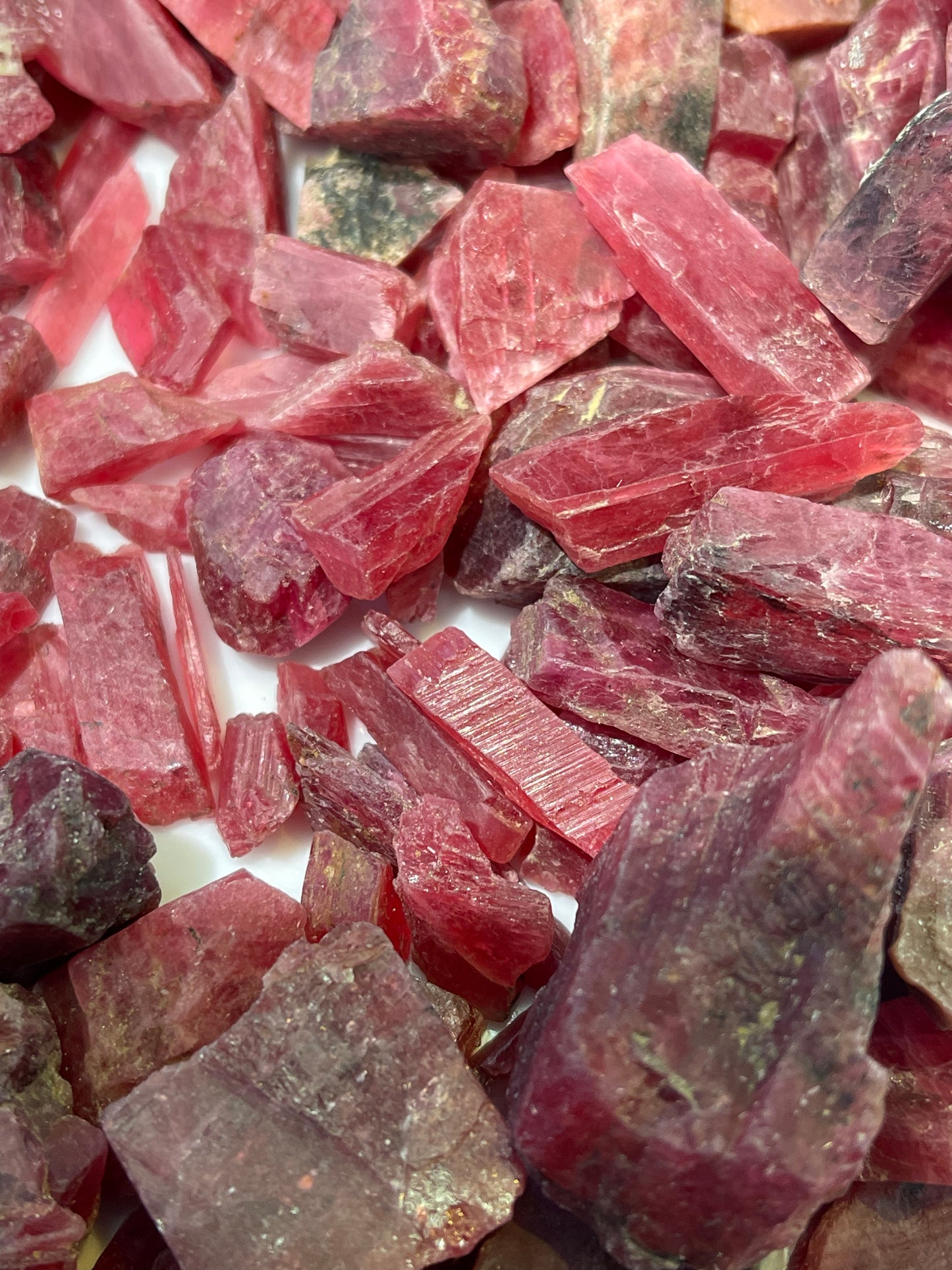 Get Your Hands on Stunning Natural Rhodonite Crystals - Shop Now!