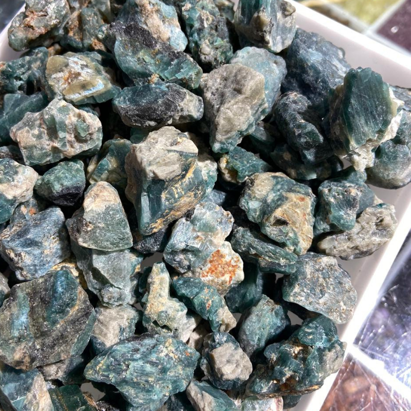 3KG Raw Grandidierite Stones - Extremely Rare Grandidierite - Folkmarketgems