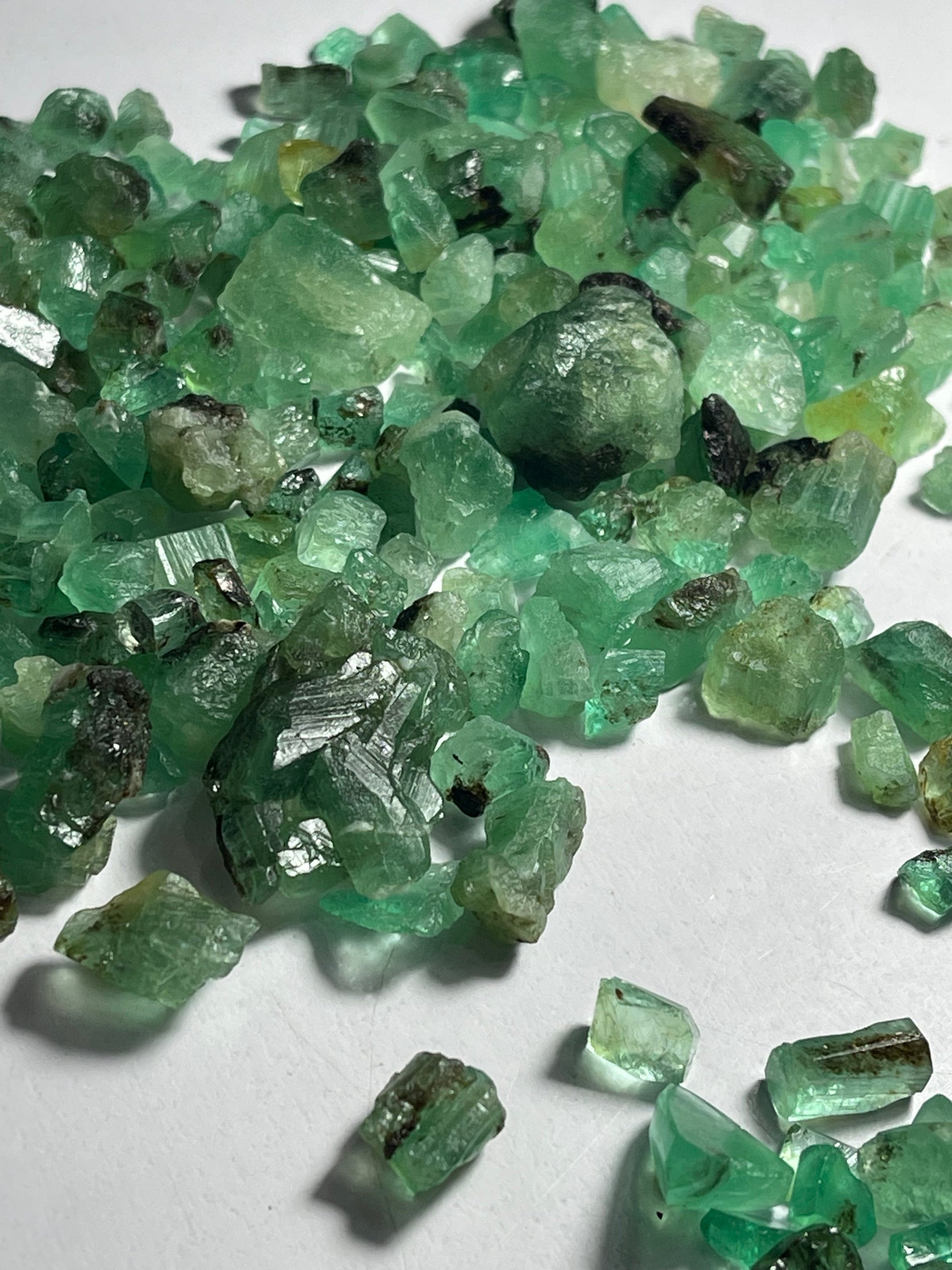 Raw Chitral Emeralds Stones for Sale