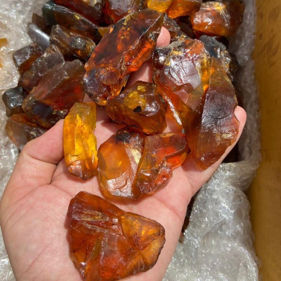 500 grams Burma Amber for faceting, Beading | Maynmmar Amber